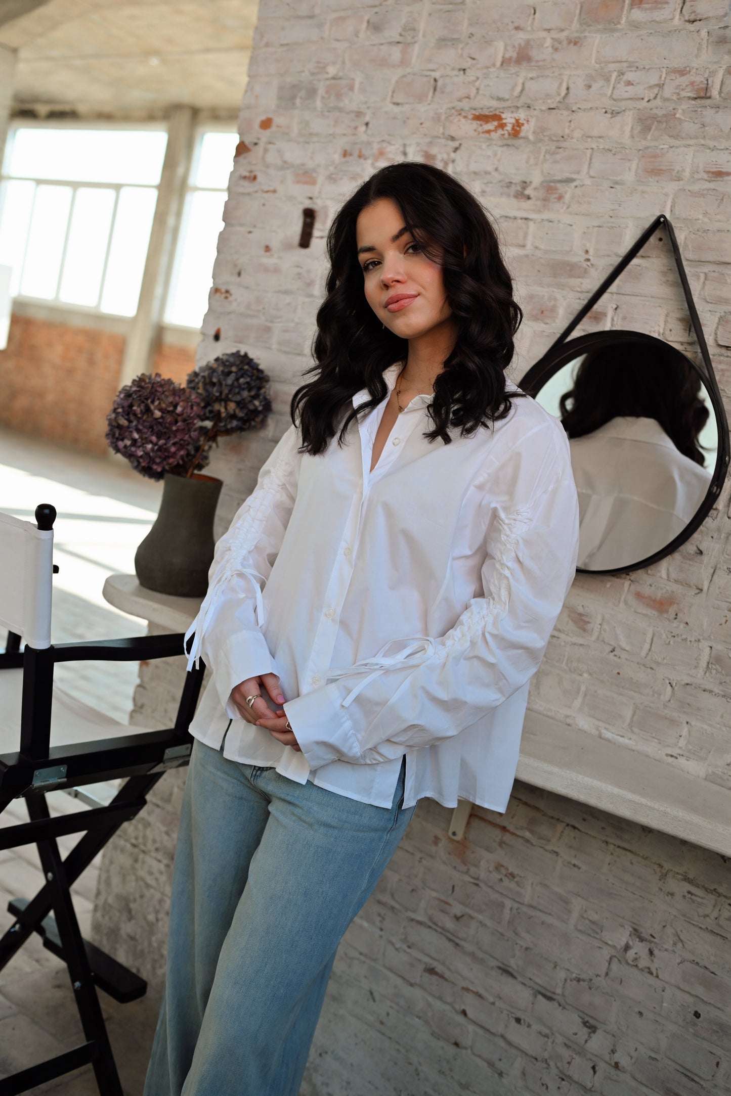 Justine Blouse - Wit