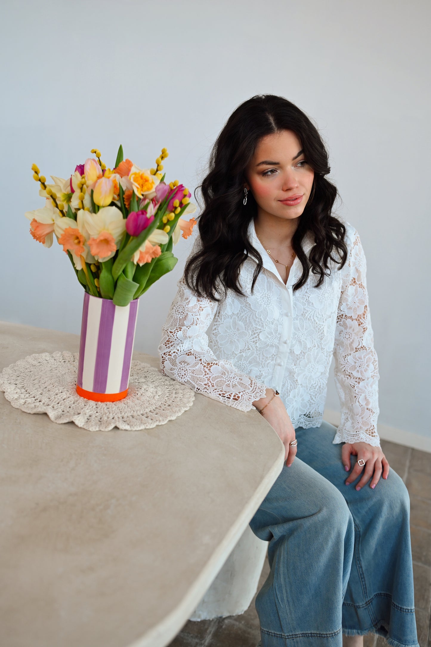 Marie Blouse - Wit