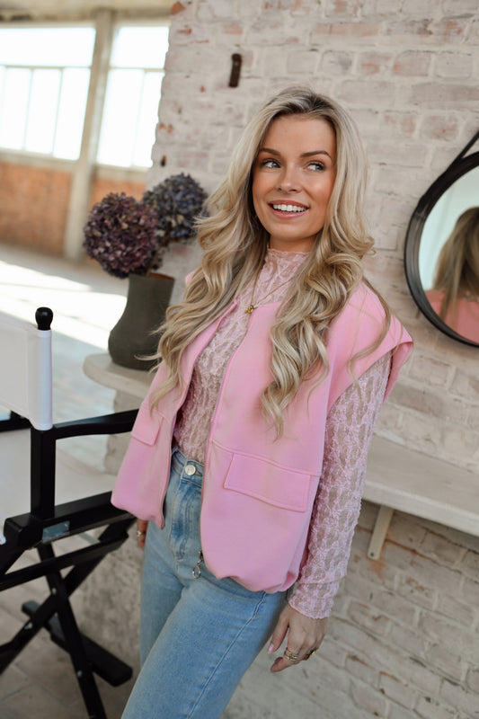 Balloon Gilet - Roze