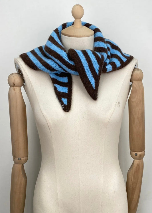 Wollen Sjaaltje Blauw