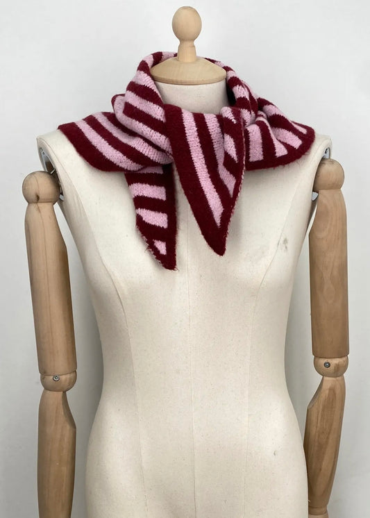 Wollen Sjaaltje Bordeaux