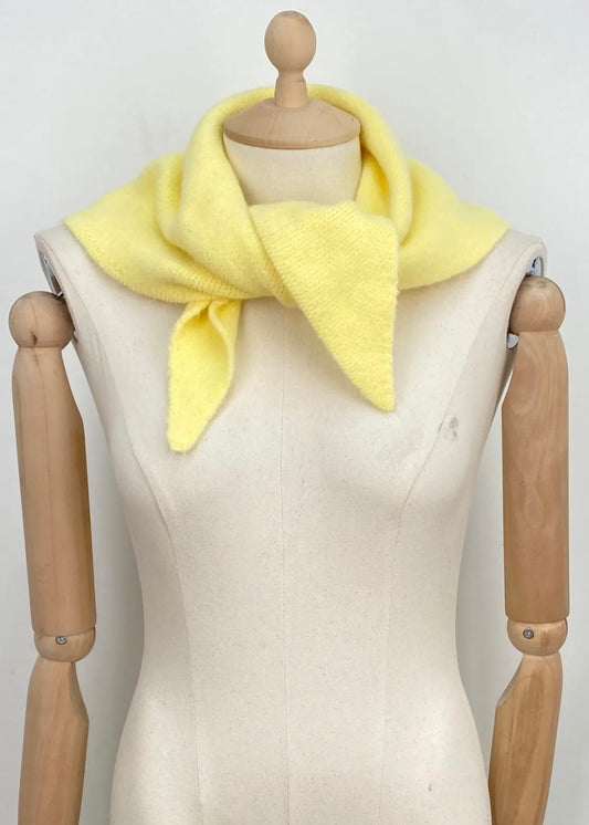 Wollen Sjaaltje Geel