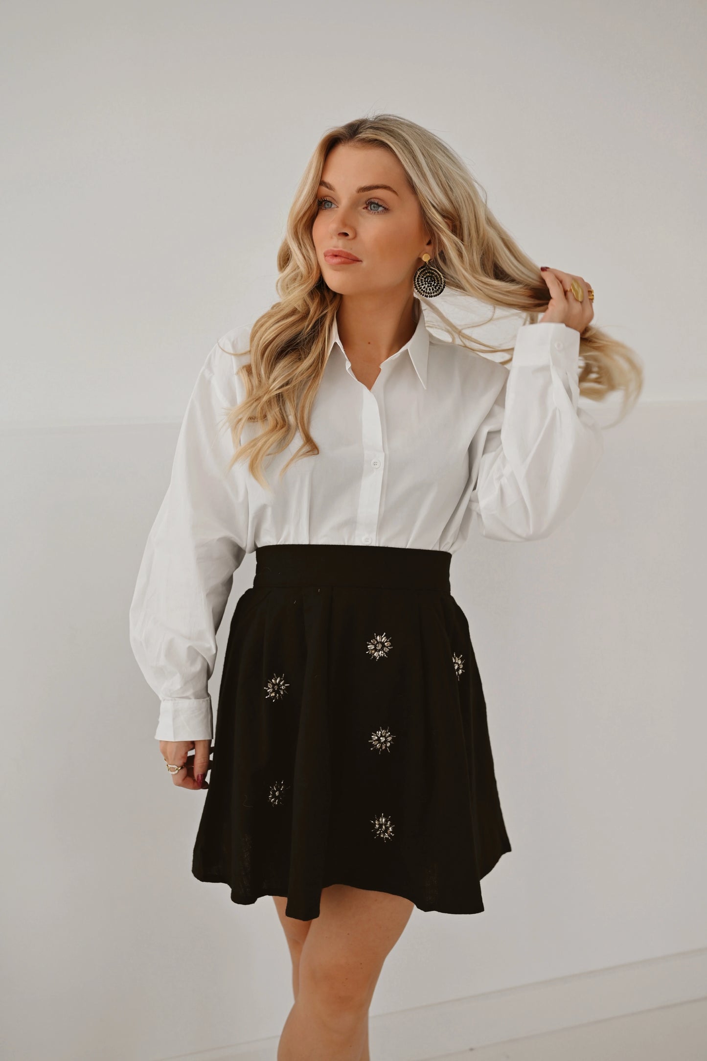 Rok Strass Rosalie Zwart