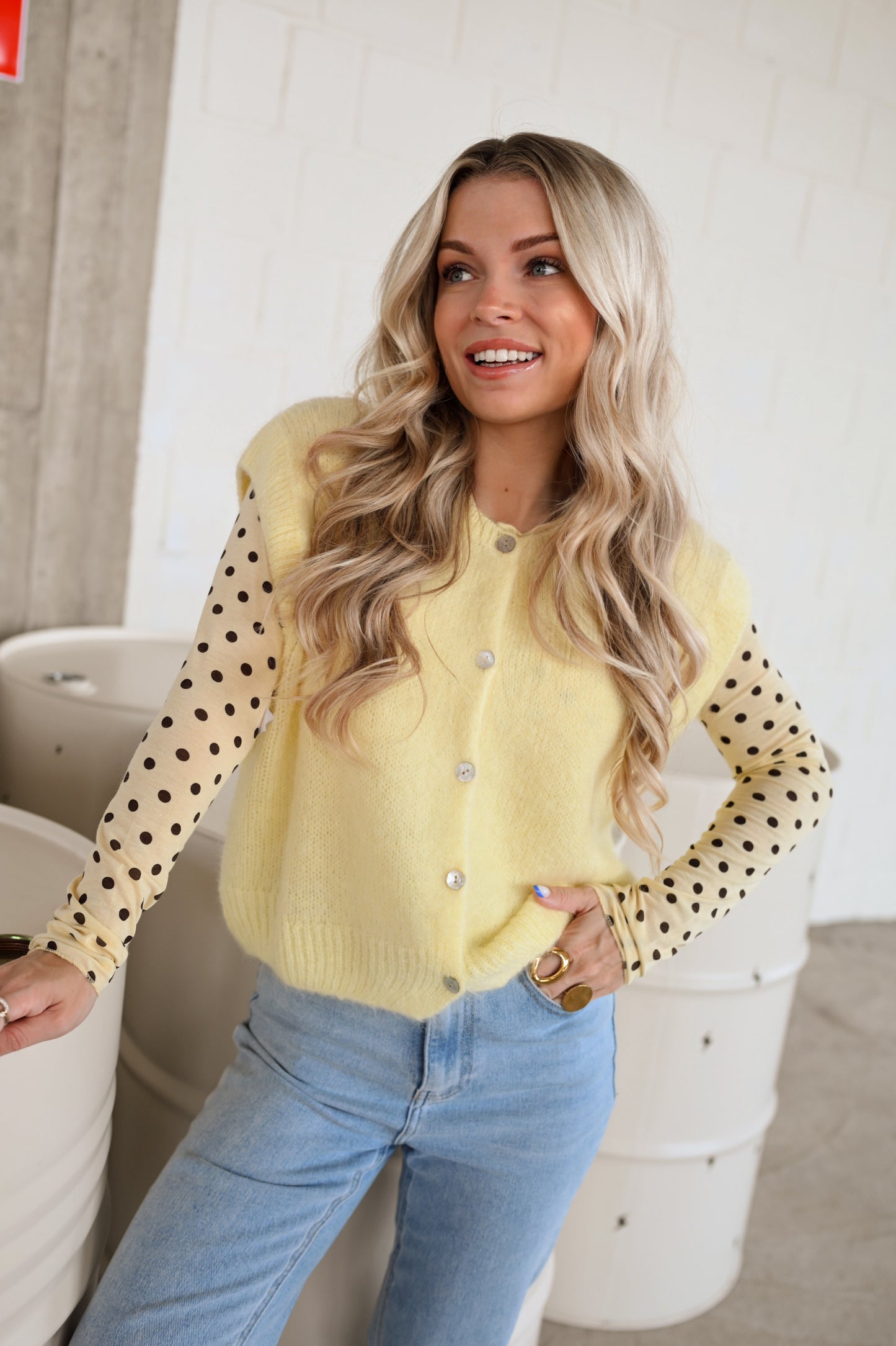 Elise Gilet - Butter Yellow (Last one!)