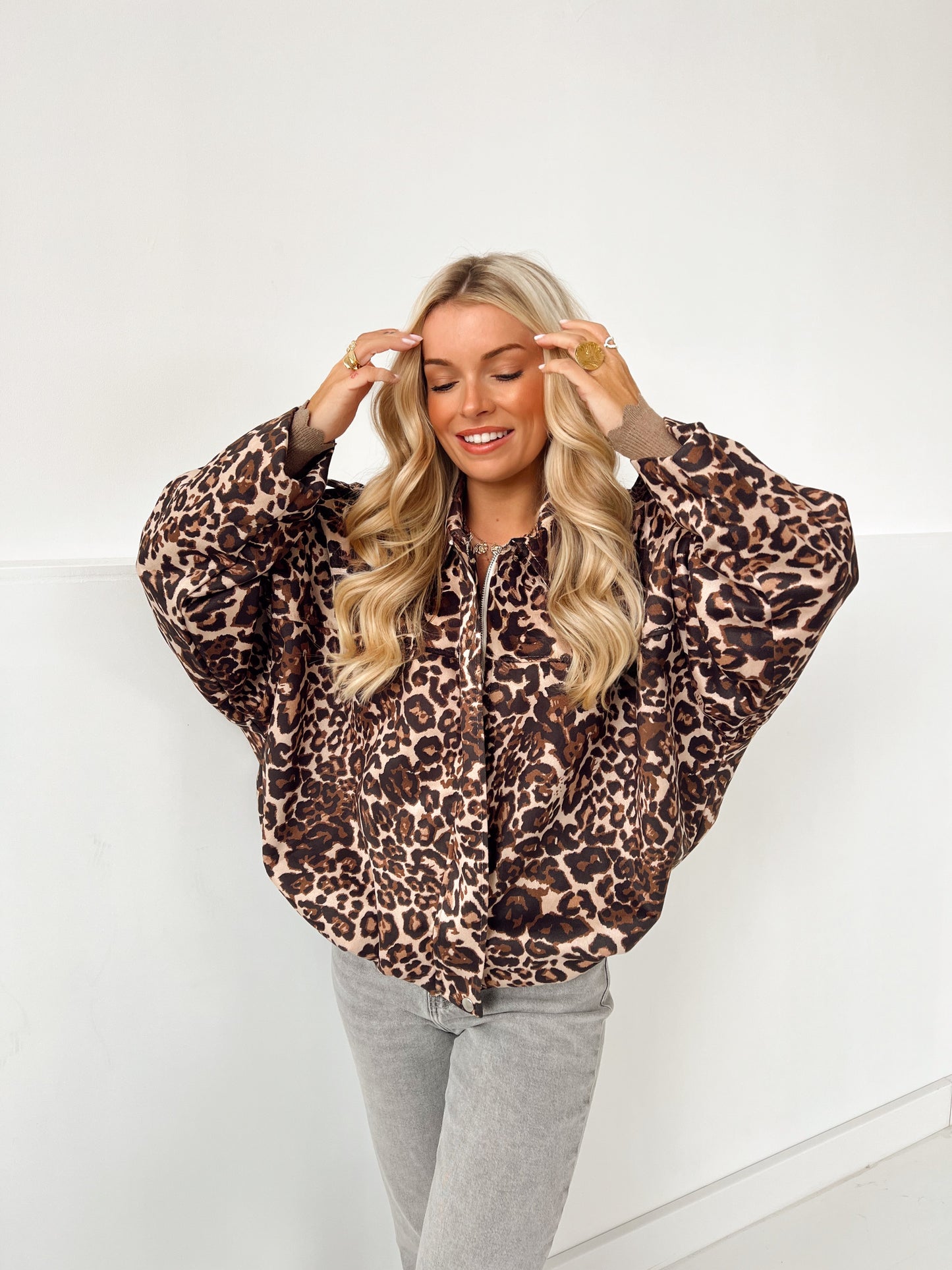 Suede Clio Jas Leopard