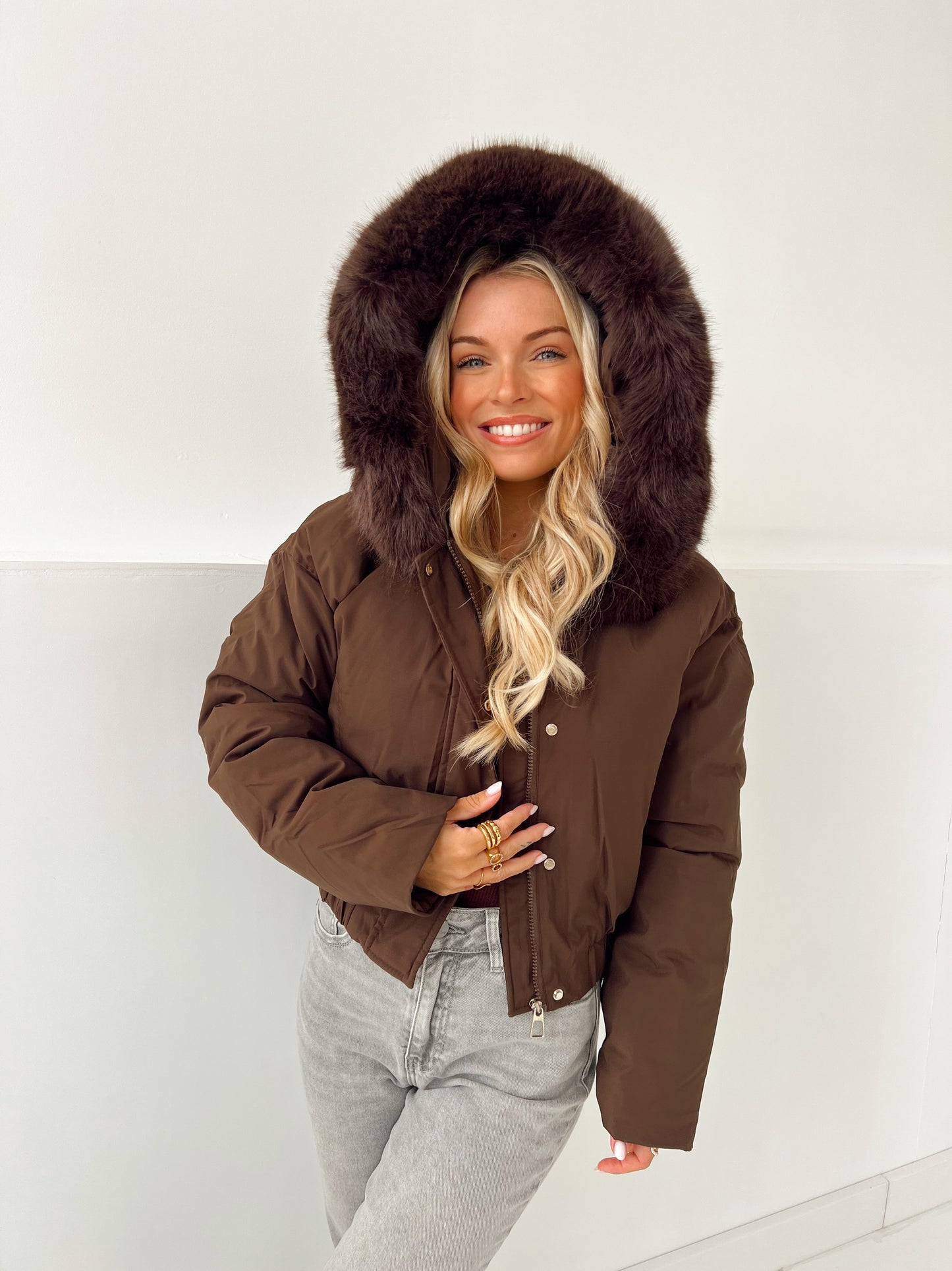 Fran Faux Fur Jas (Last one!)