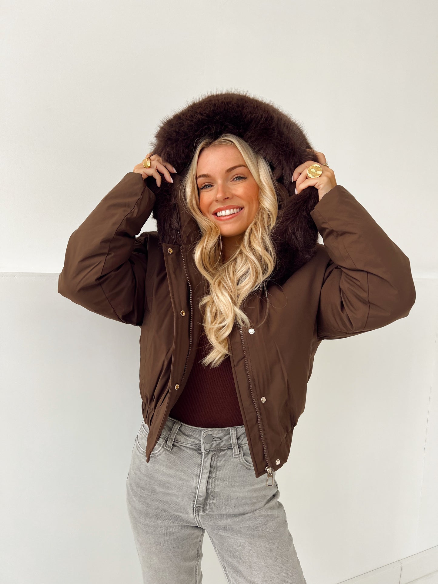 Fran Faux Fur Jas (Last one!)