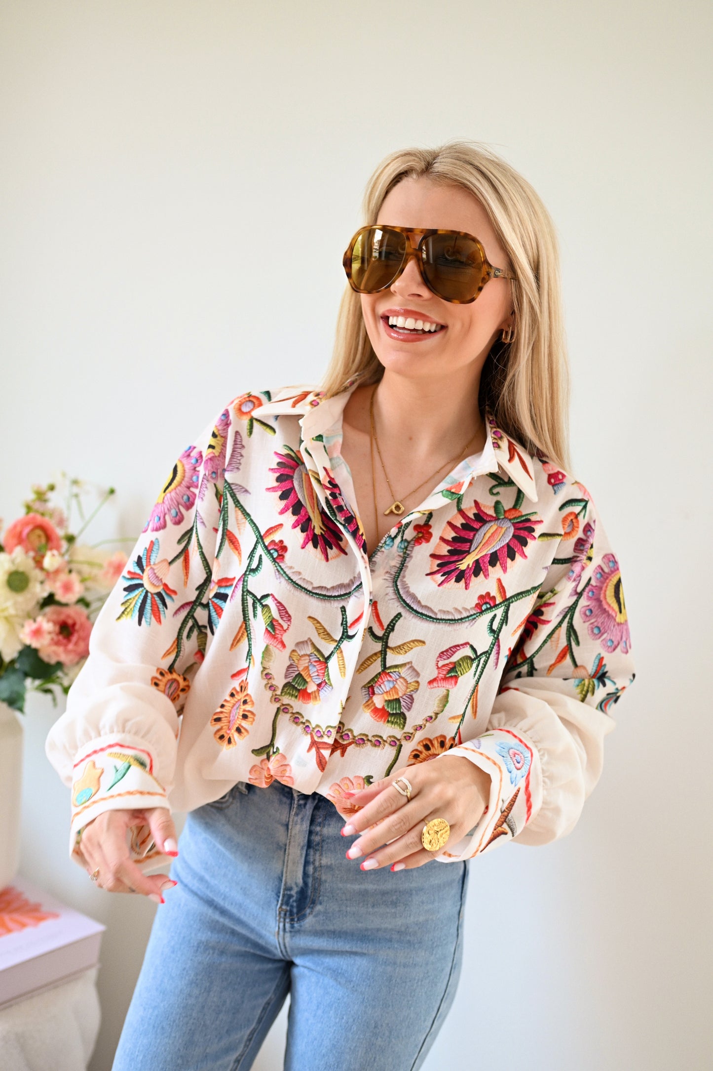 Indy Blouse - Ecru