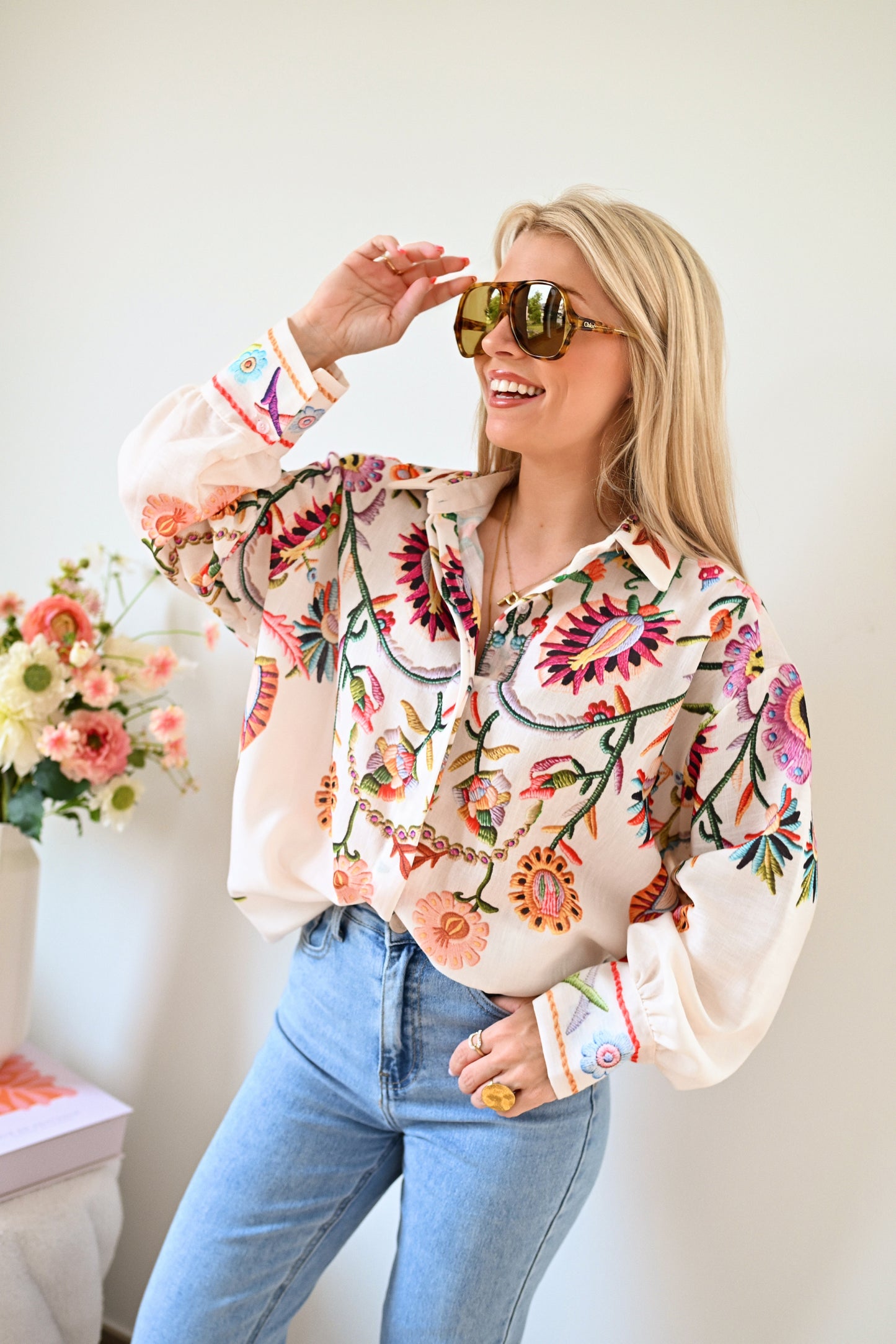 Indy Blouse - Ecru