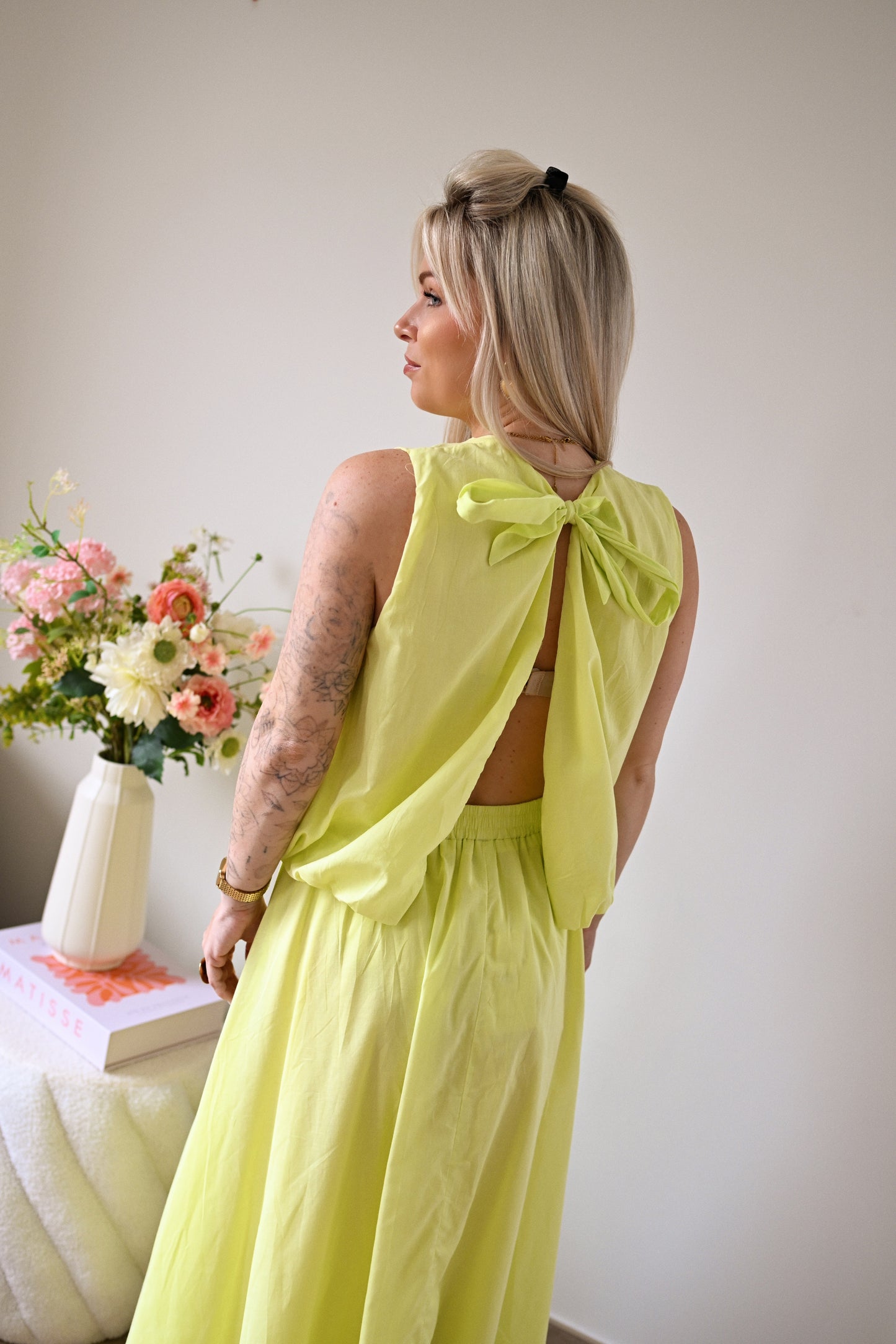Nona Top - Neon Geel
