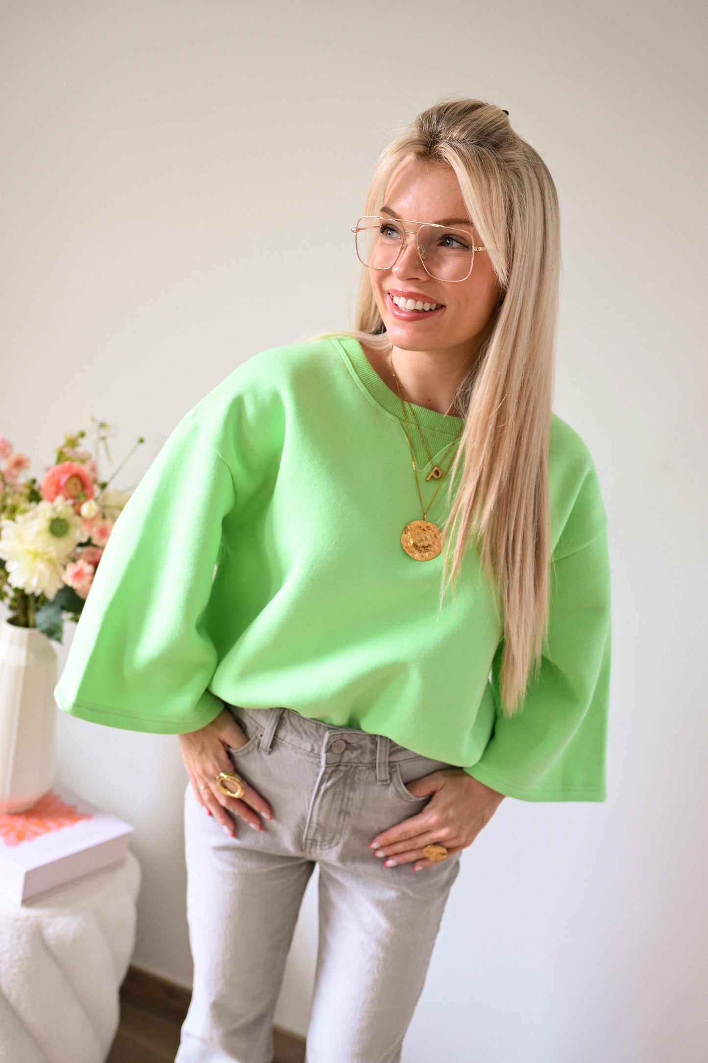 Jaelle Sweater - Groen
