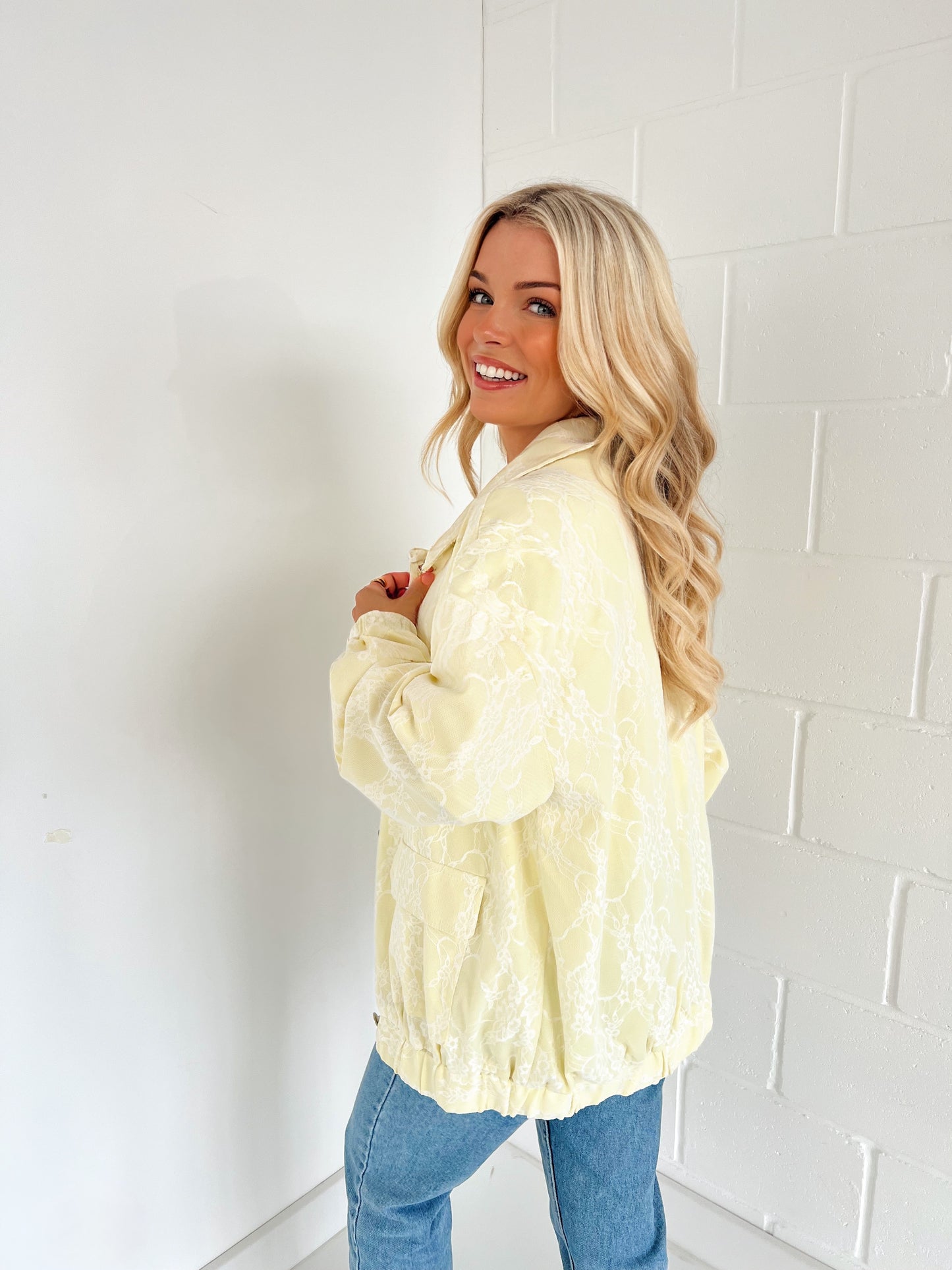 Bomber Jas Caro Geel