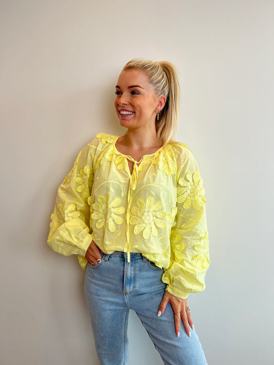 Blouse Jenny Geel