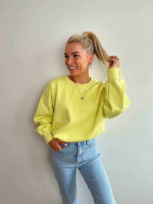 Sweater Feline Geel