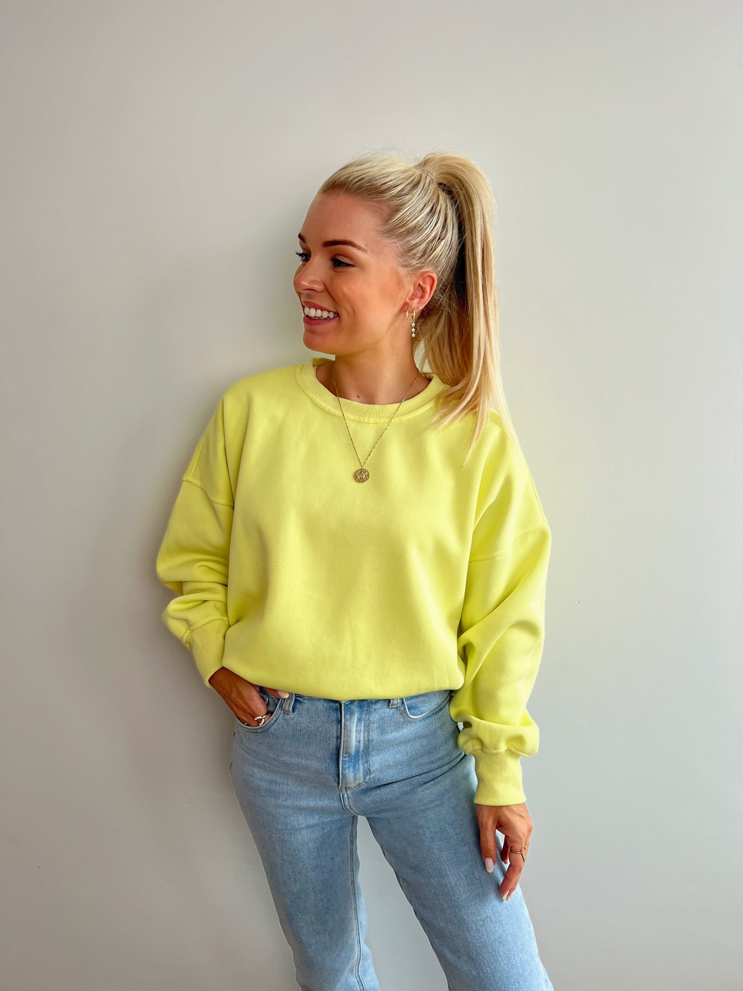 Sweater Feline Geel