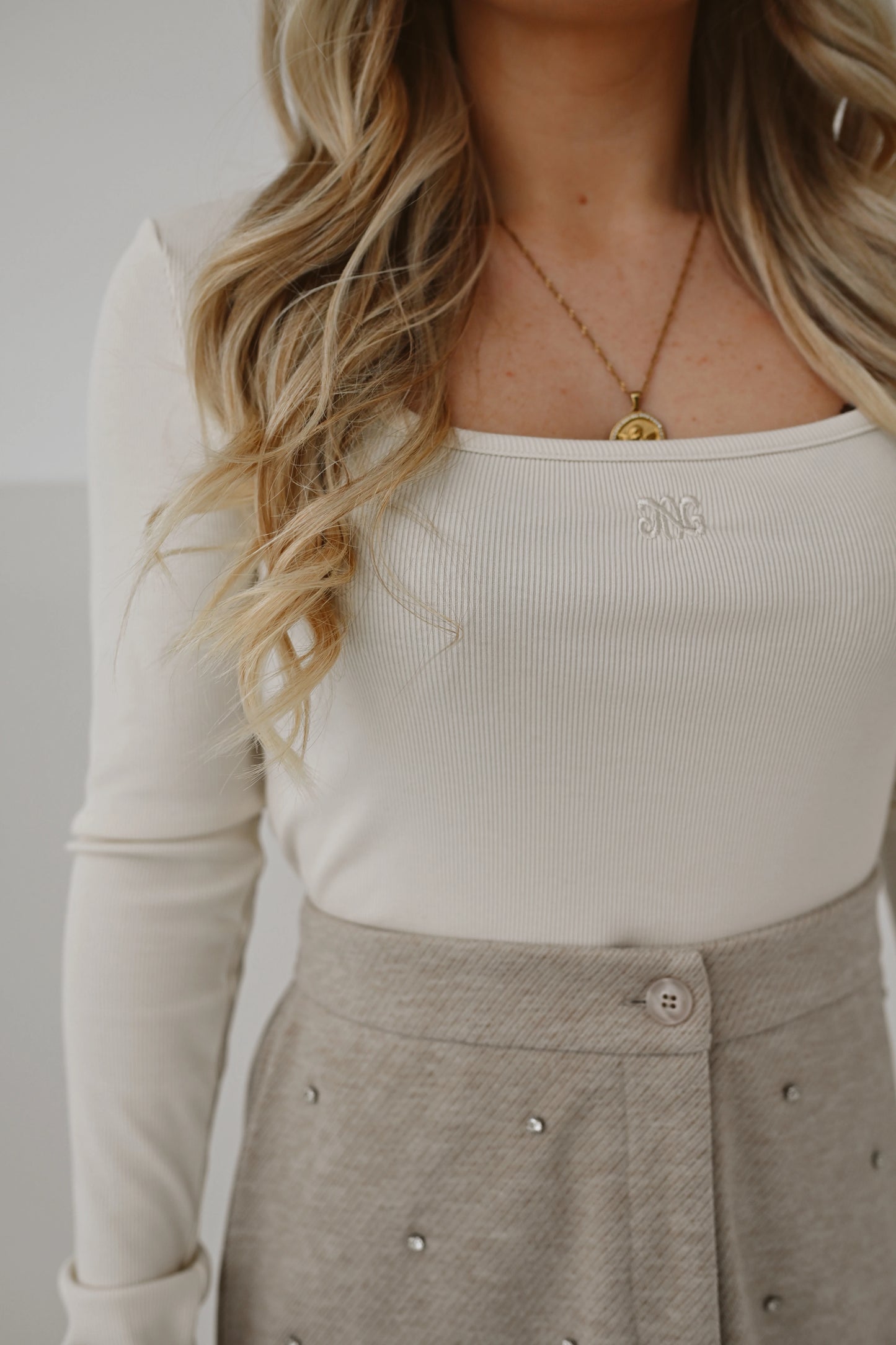 Top Ethel Ecru (Last one!)