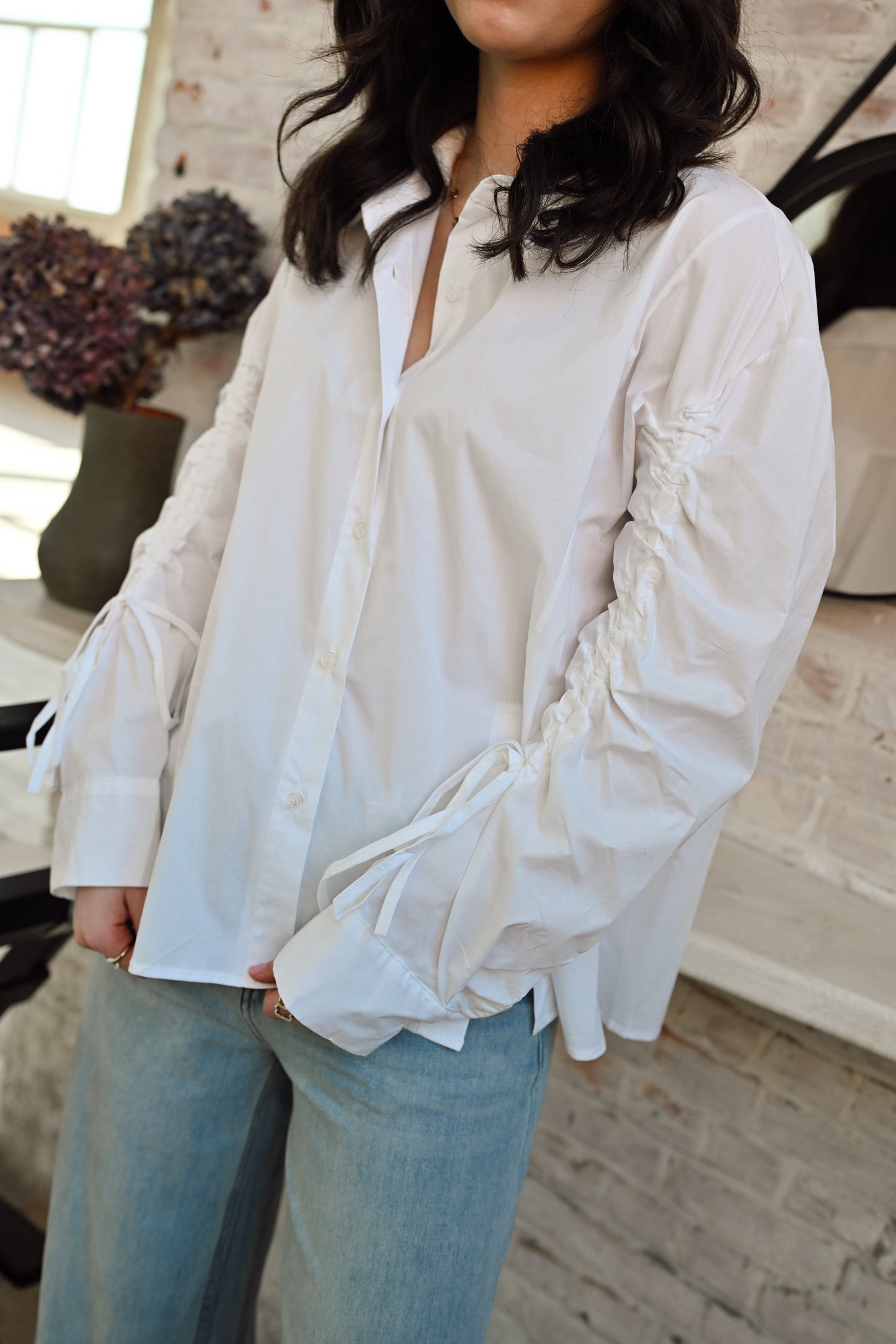 Justine Blouse - Wit