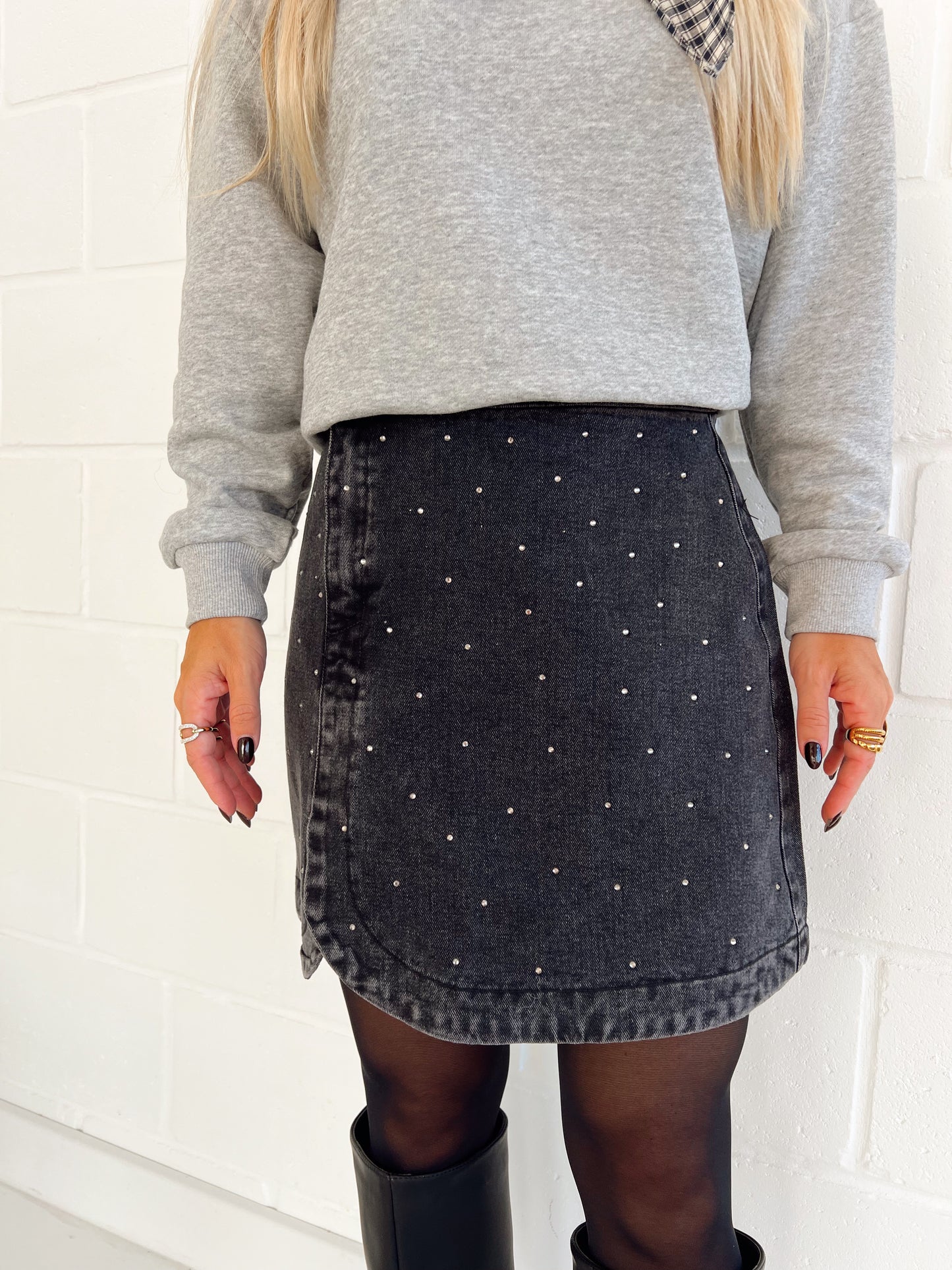 Denim Sparkle Rok