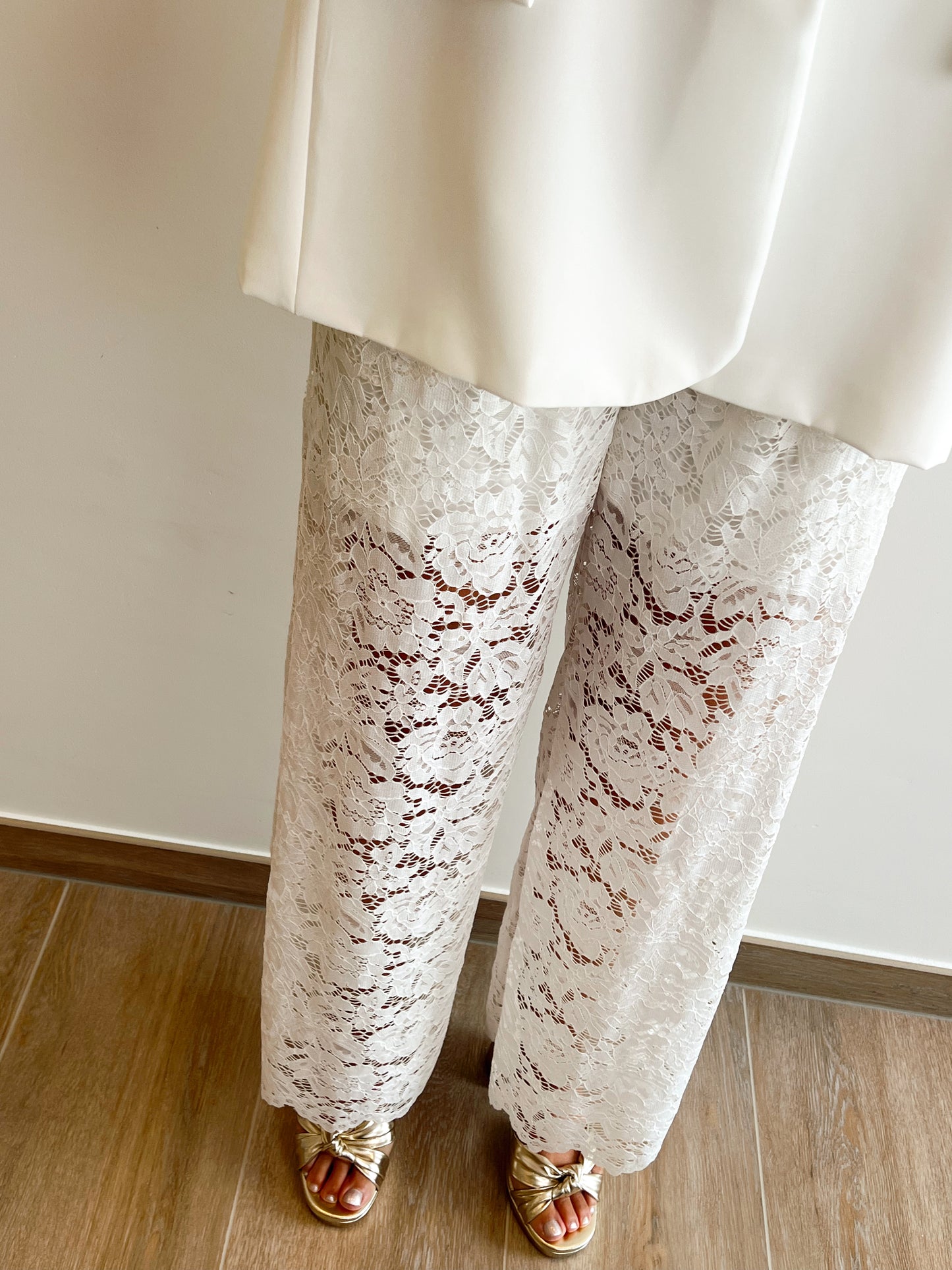 Lace Broek Wit