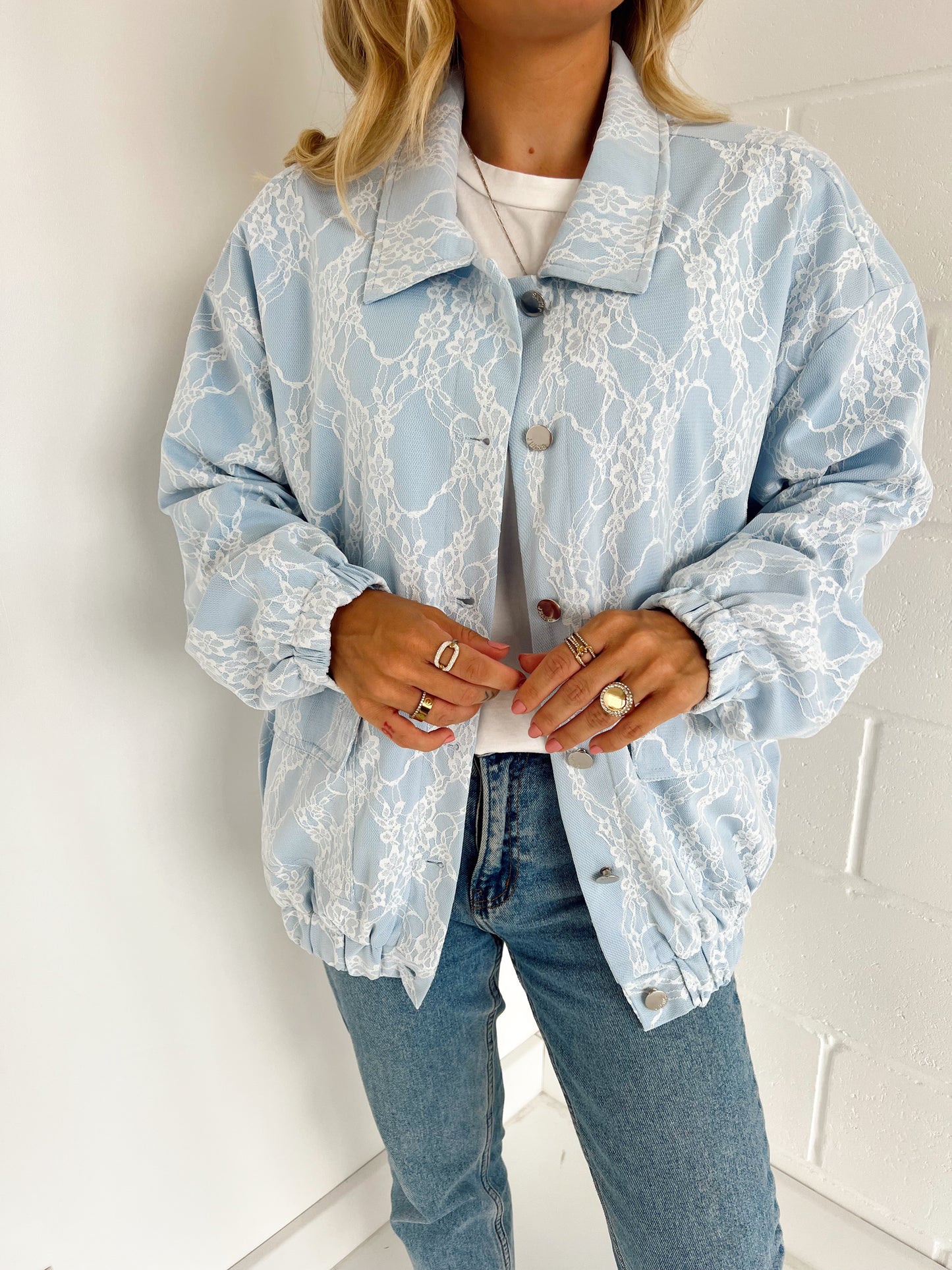 Bomber Jas Caro Blauw