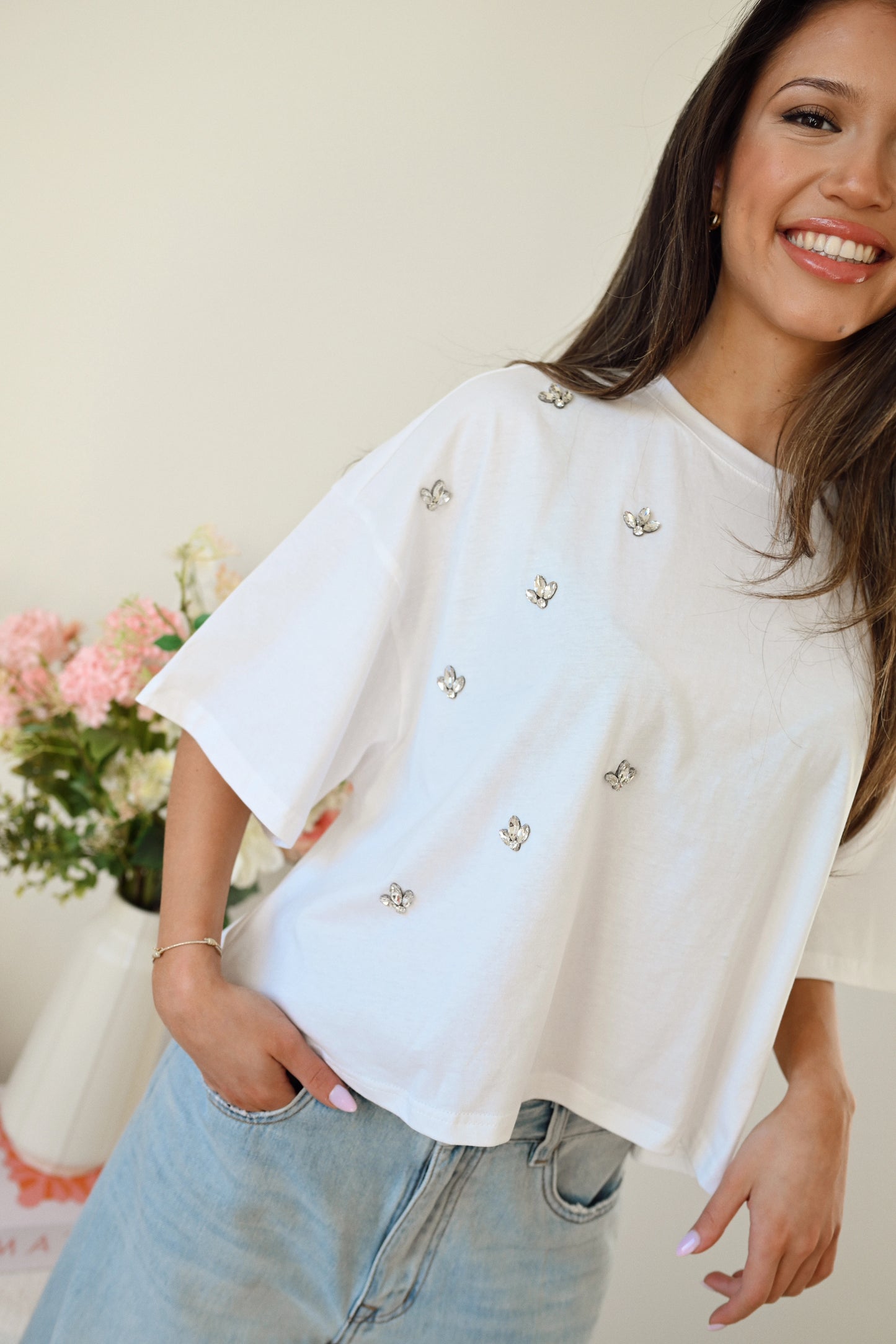 Lise T-Shirt - Wit (Last one!)