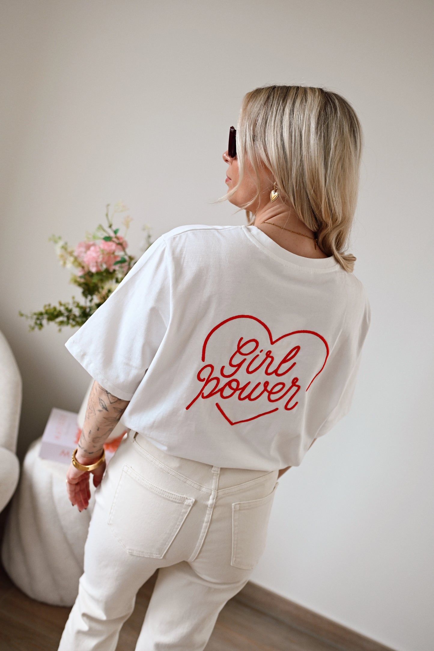 Girl Power T-Shirt - Wit (Last one!)