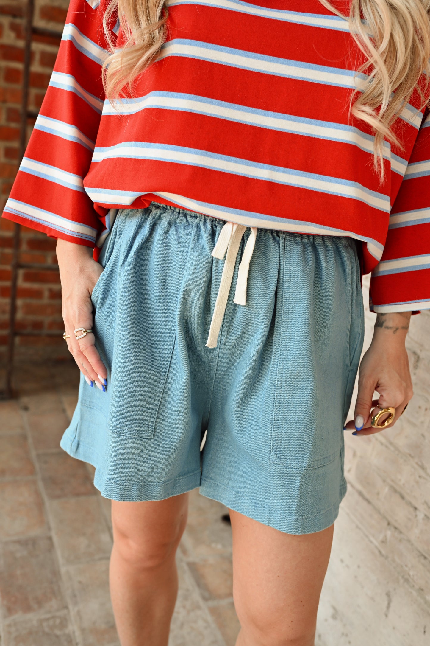 Merel Short Blue