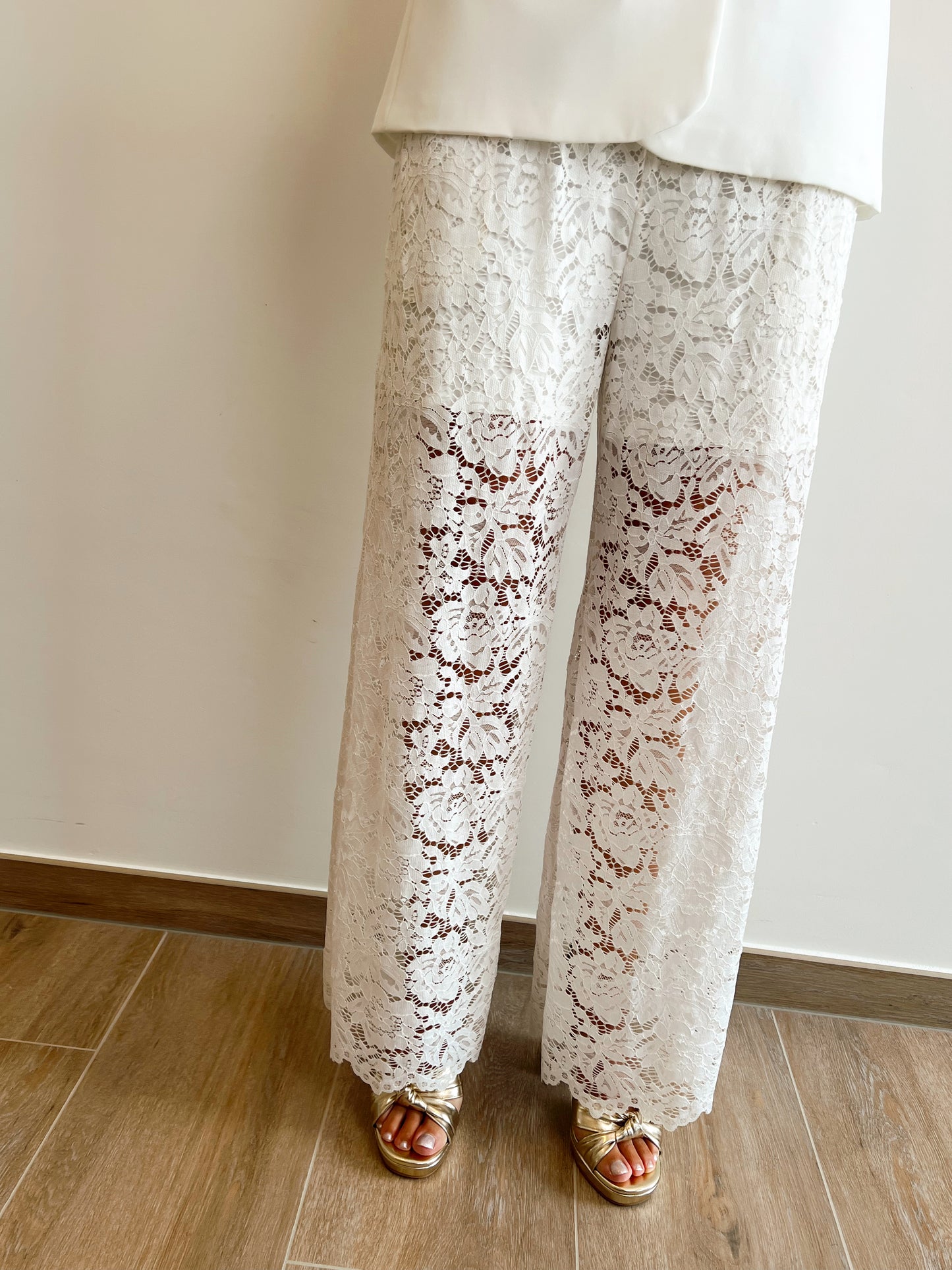 Lace Broek Wit