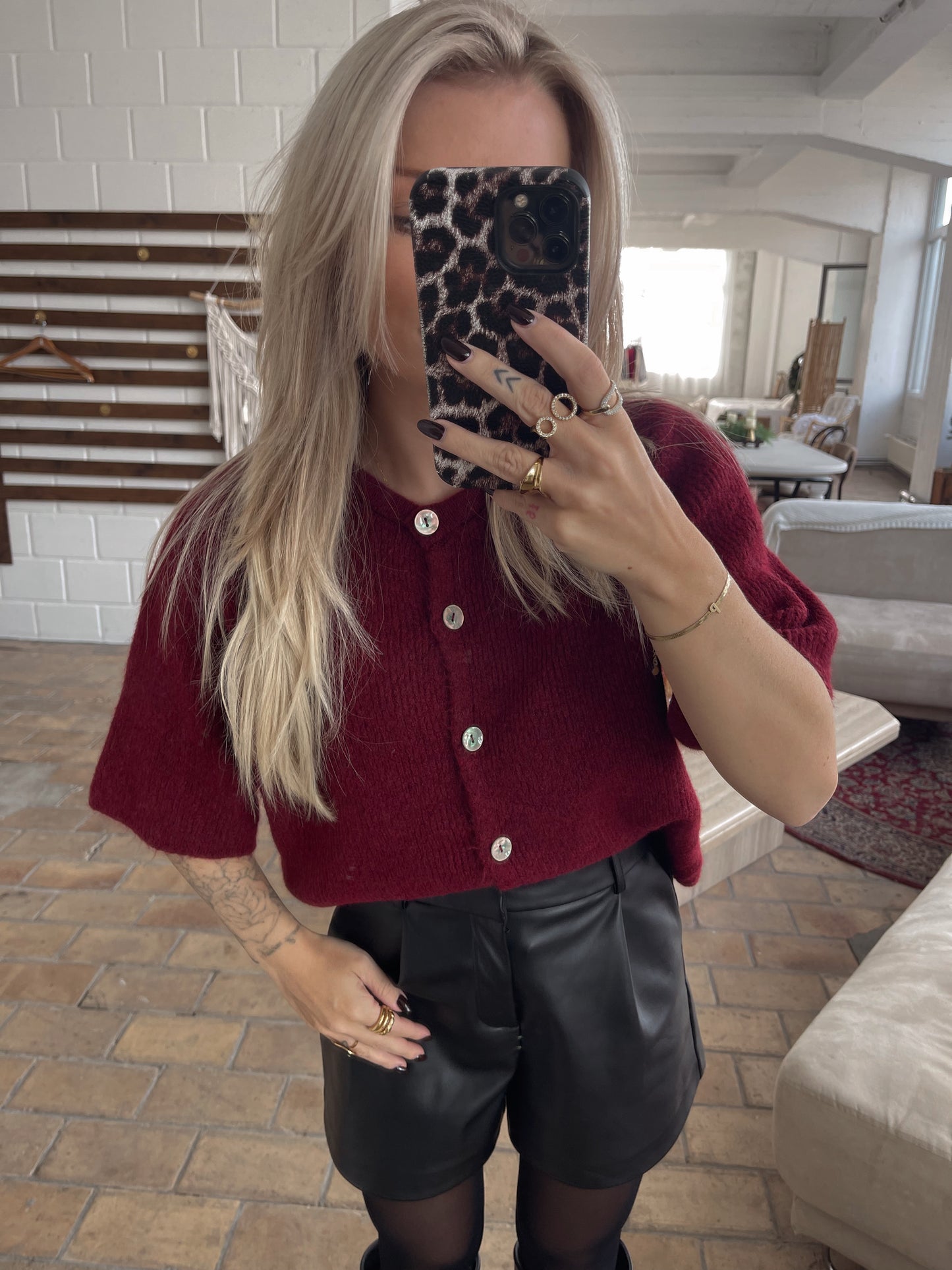 Lilly Gilet Bordeaux (Last one!)