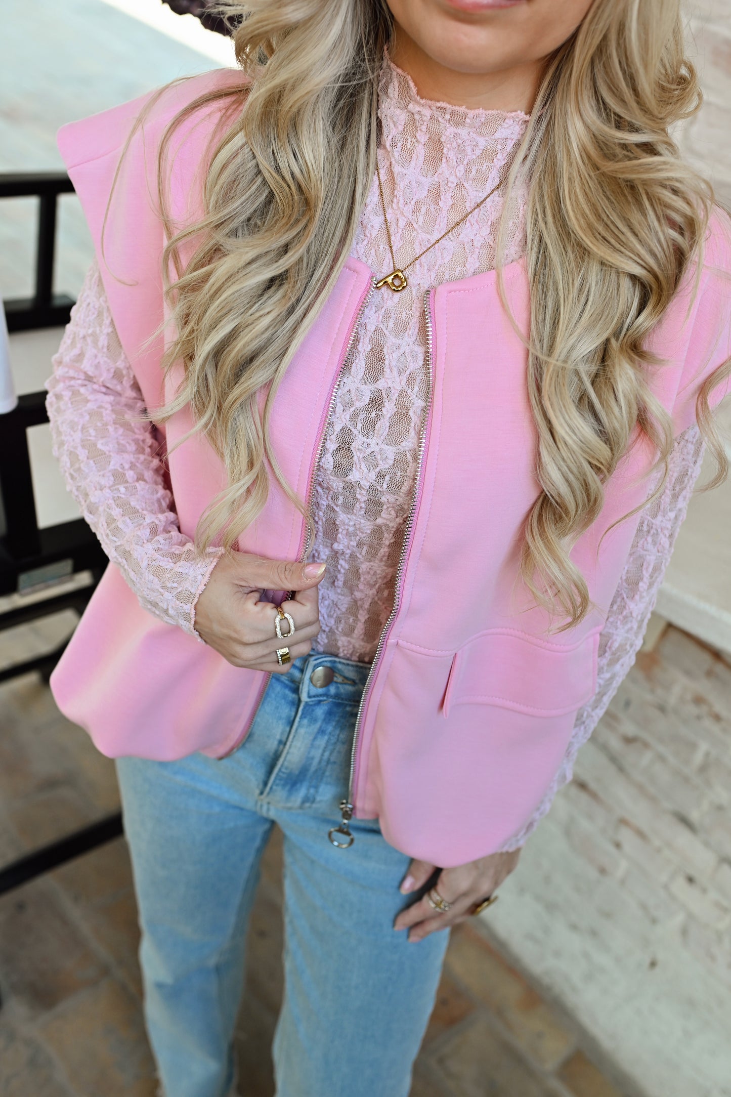 Balloon Gilet - Roze