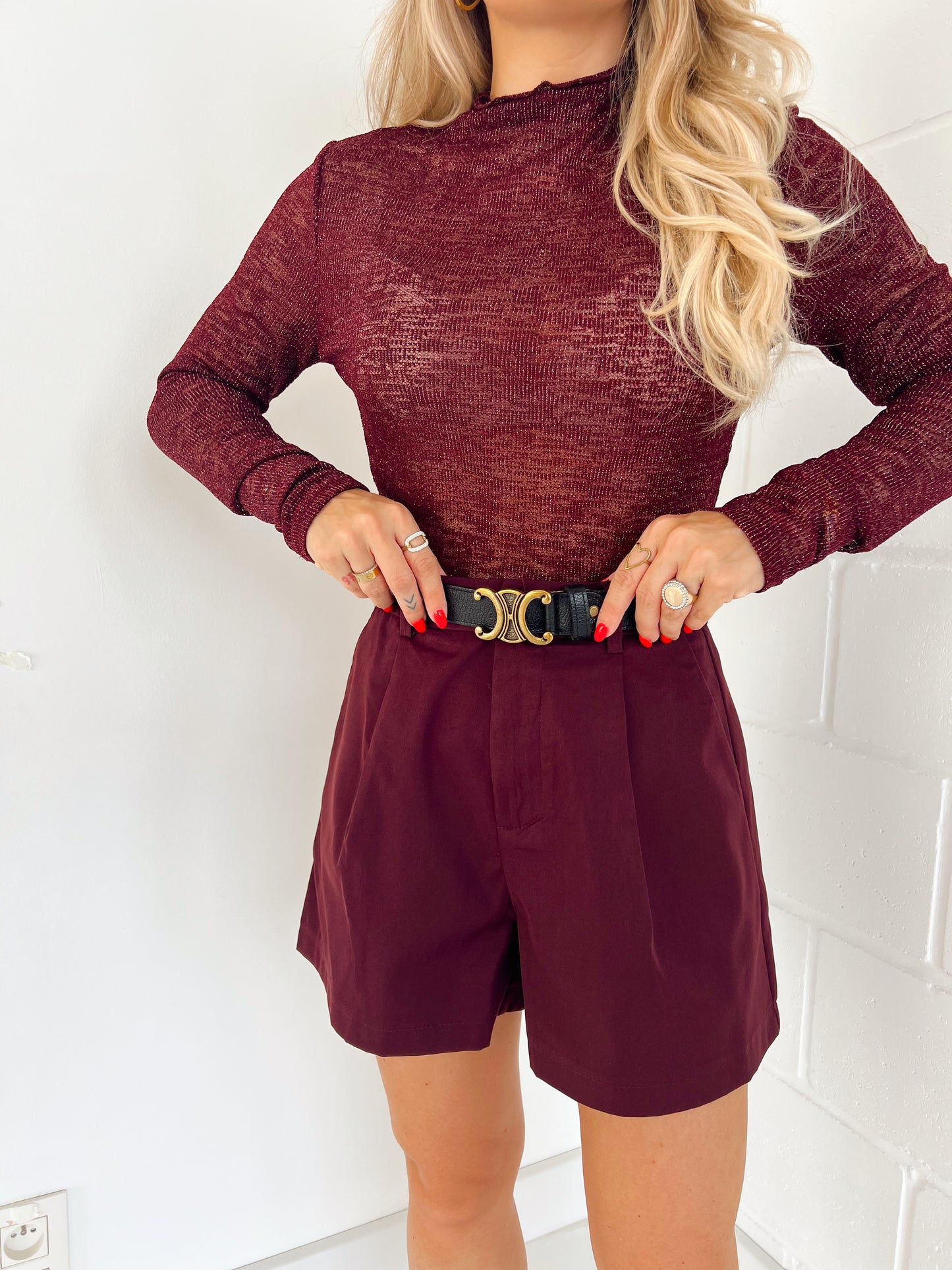 Short Odile Bordeaux