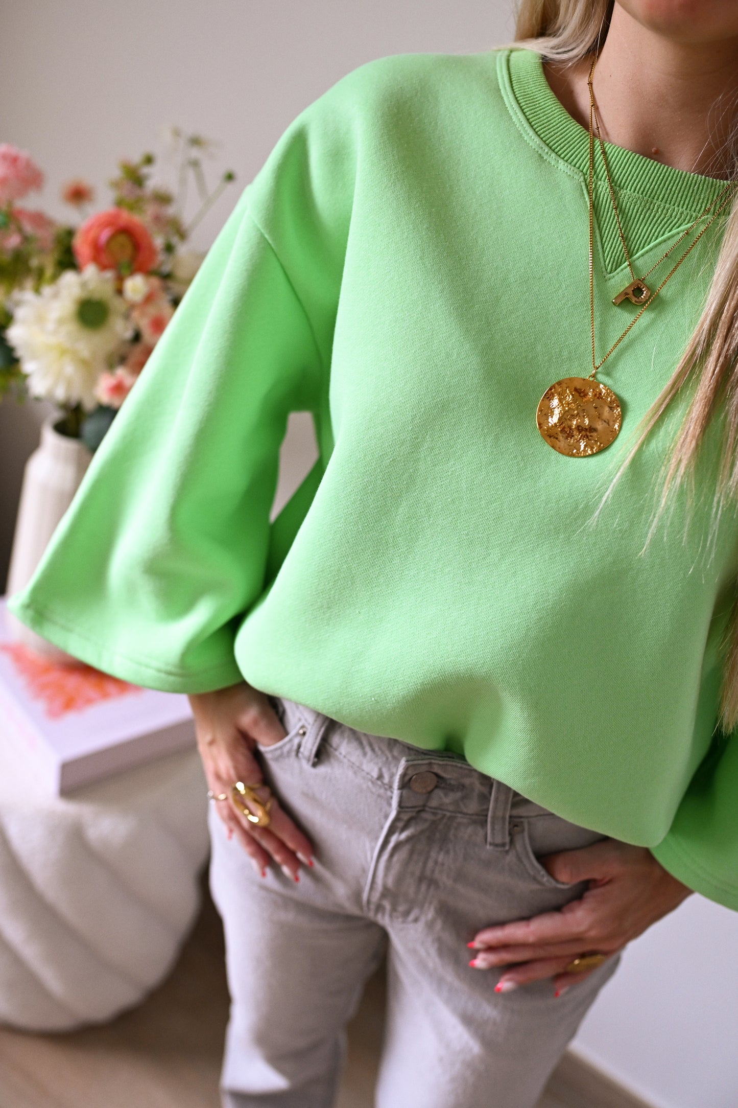 Jaelle Sweater - Groen