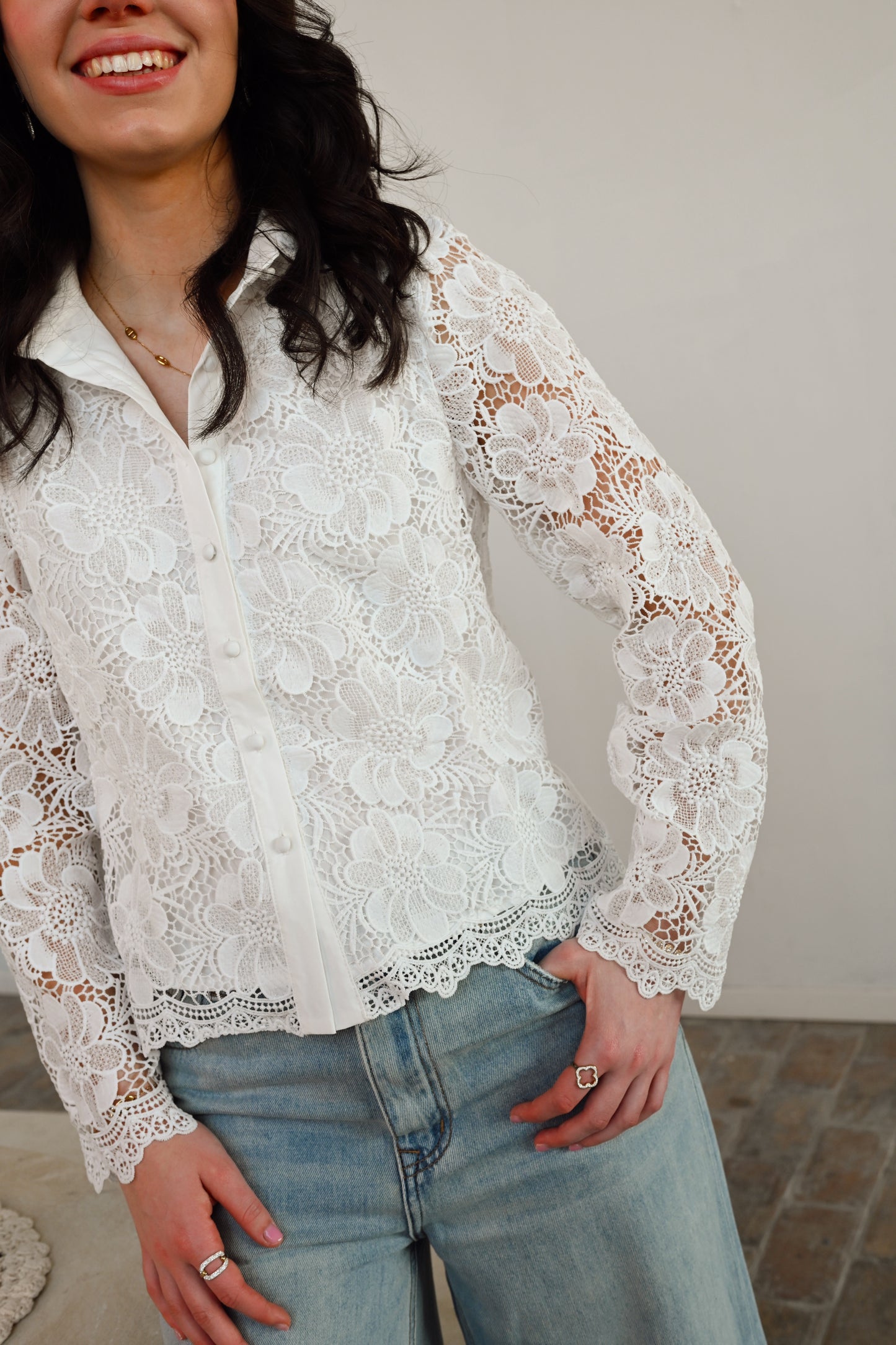 Marie Blouse - Wit