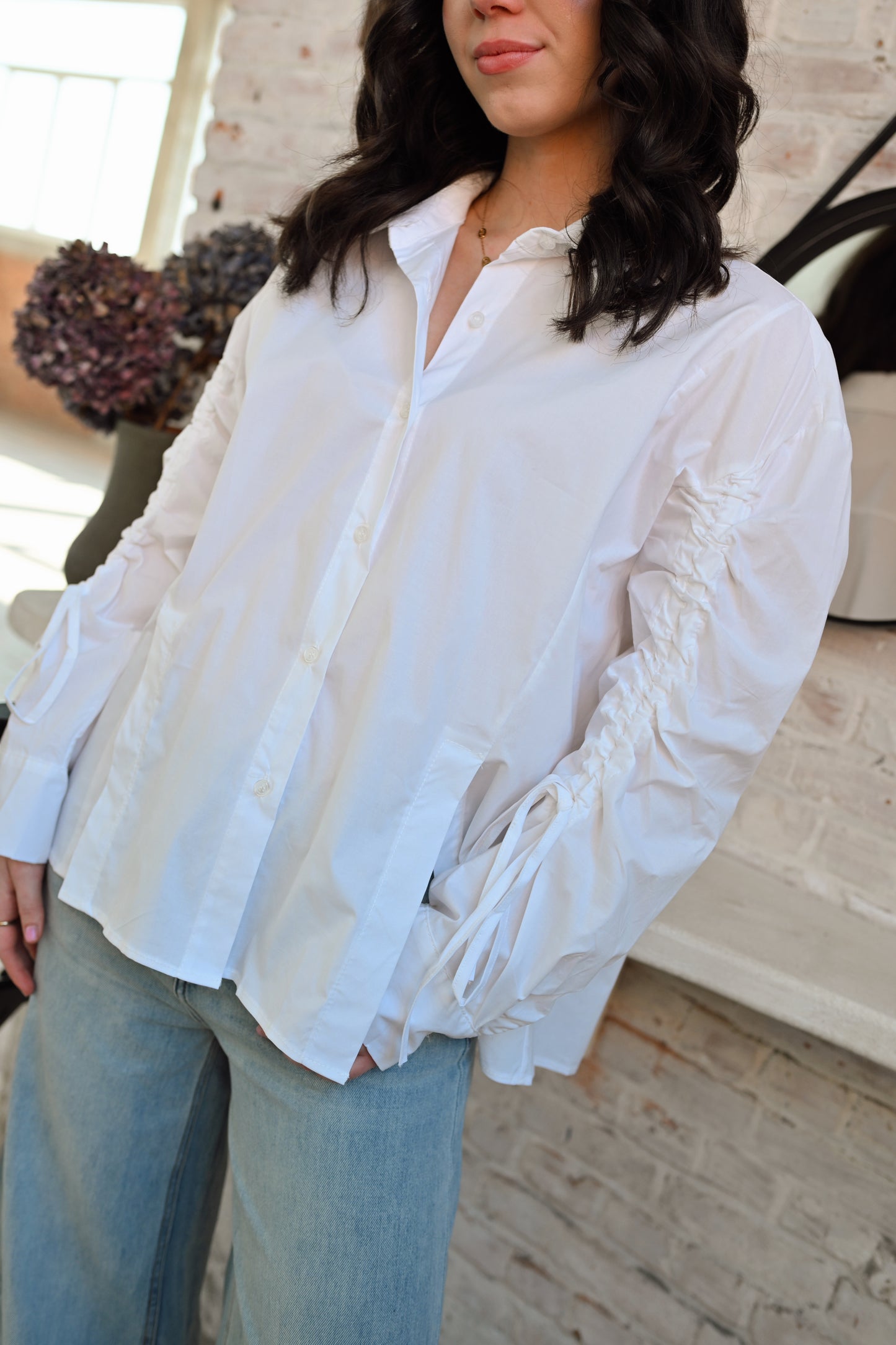 Justine Blouse - Wit