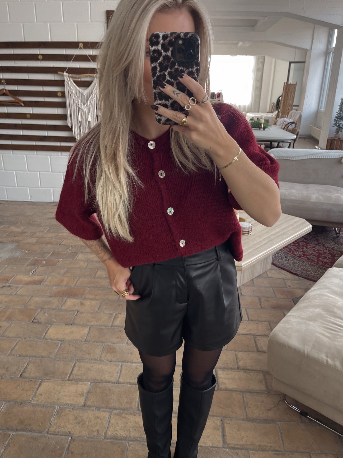 Lilly Gilet Bordeaux (Last one!)