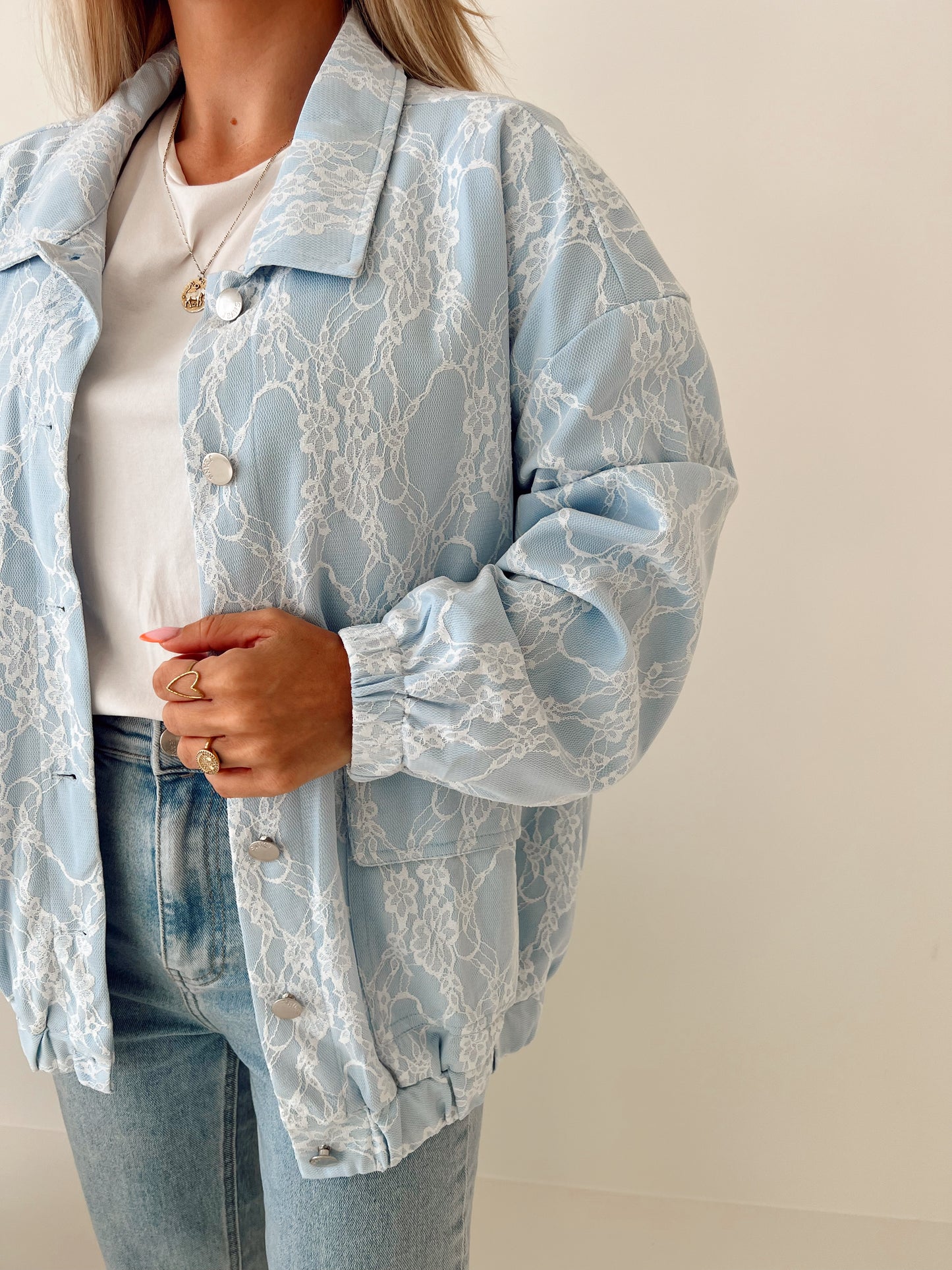 Bomber Jas Caro Blauw