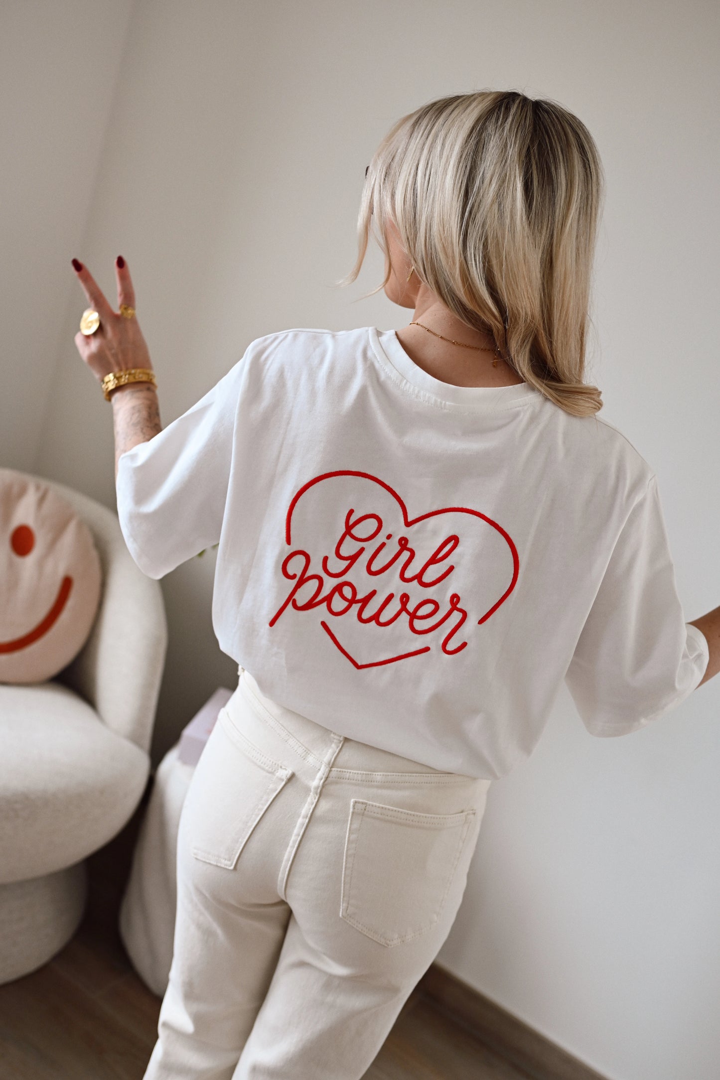 Girl Power T-Shirt - Wit (Last one!)